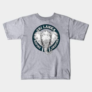 sri lanka elephant safari  iii Kids T-Shirt